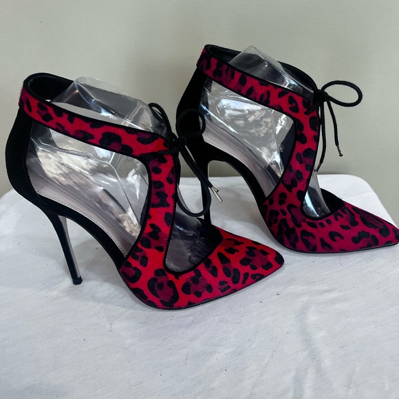 ***NIB***KURT GEIGER CALF HAIR ANIMAL PRINT Heels (39) - Picture 4 of 13
